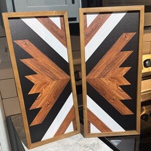 Wooden Western Wall Art Decor